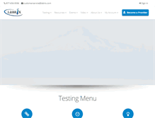 Tablet Screenshot of labrix.com